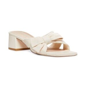 Stuart Weitzman Sofia Bow Leather Sandals